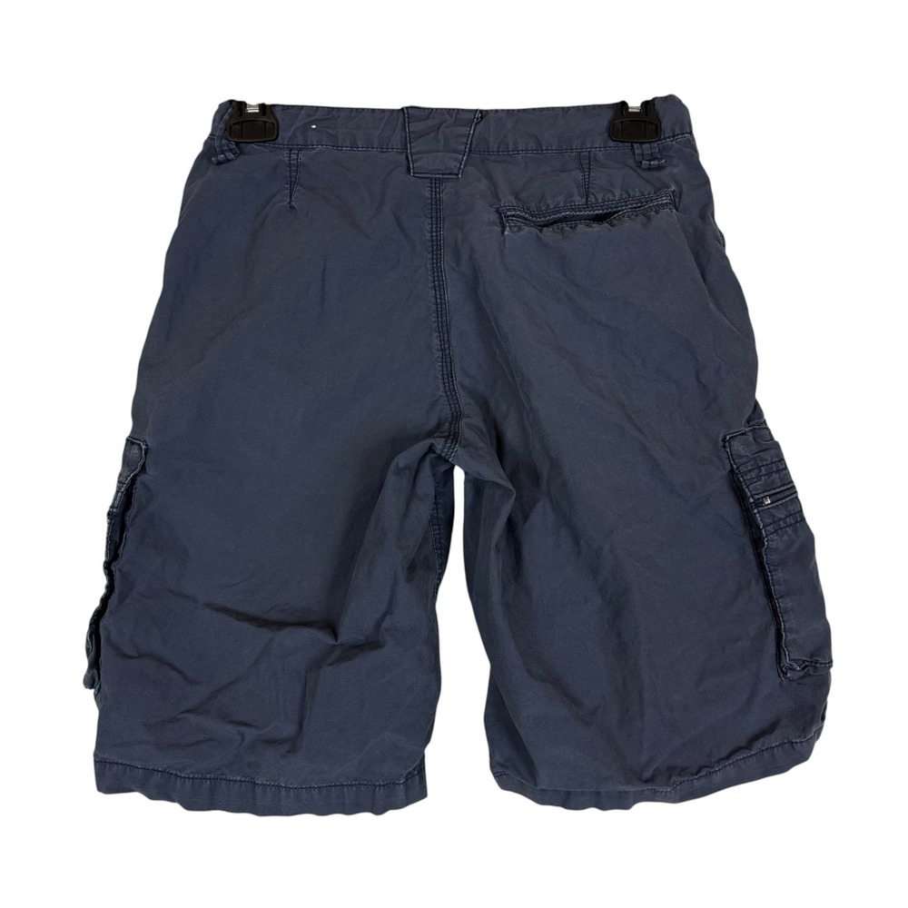 Old Navy Shorts Boys 10 Blue Cargo Twill Adjustable Waist Zip Pockets Casual